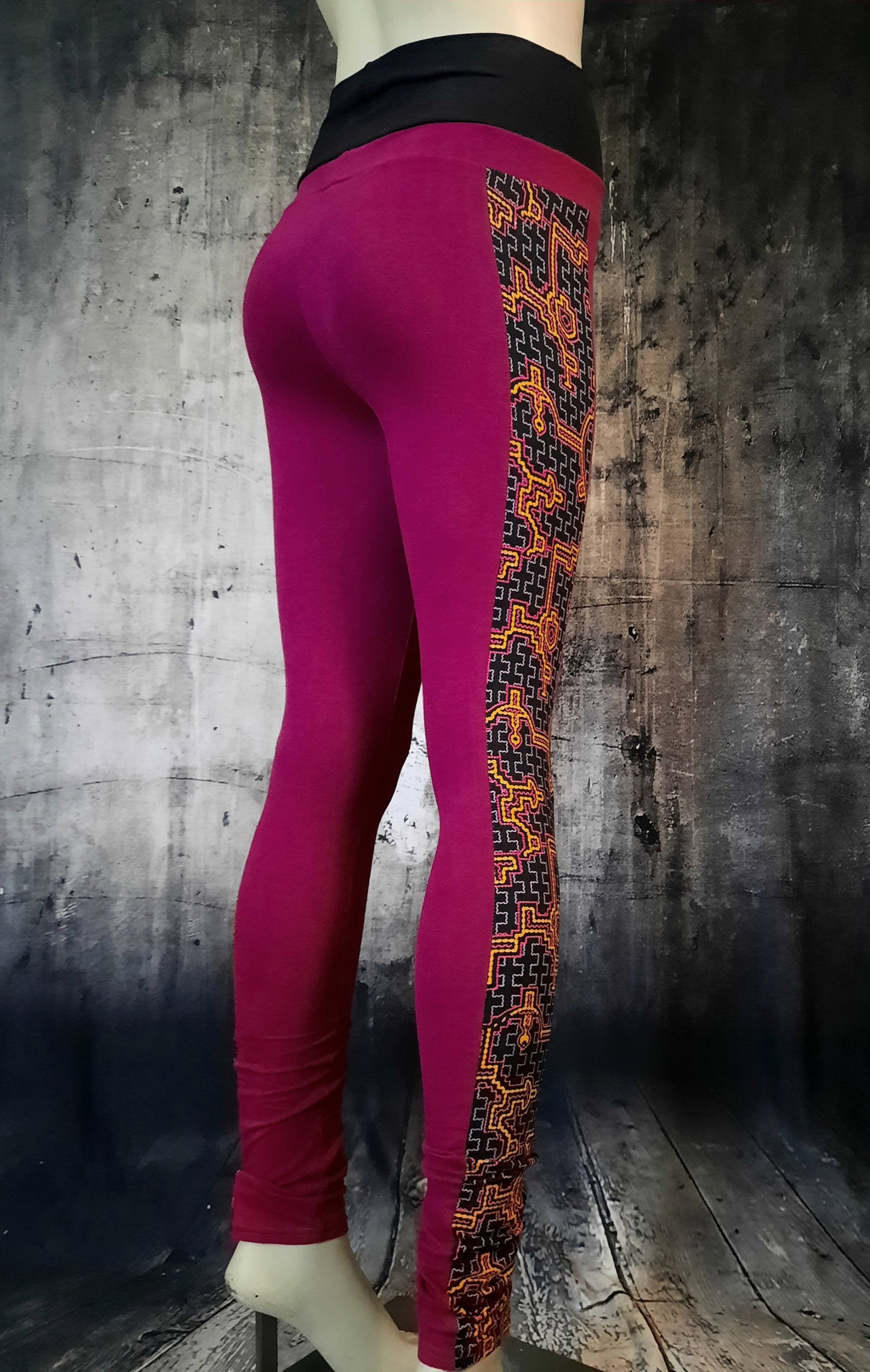 Leggings UV Shipibo Muster - Größe S