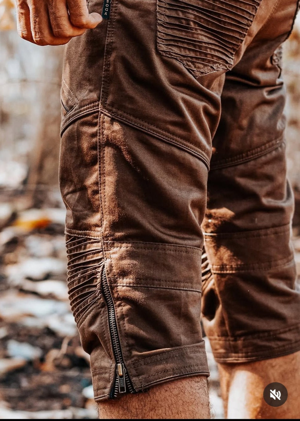 Iboga Shorts "Safari" braun - Größe XL